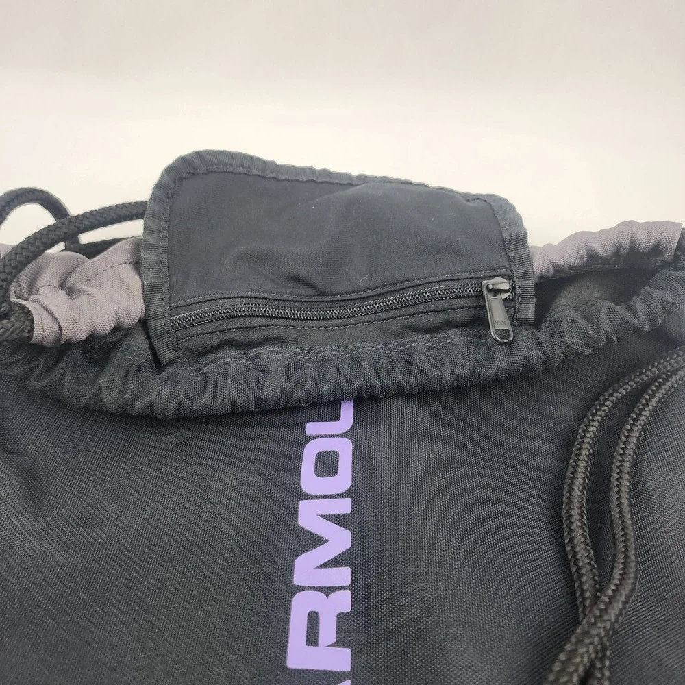 Under Armour Purple‎ sackpack drawstring backpack with drawstring holder Gray